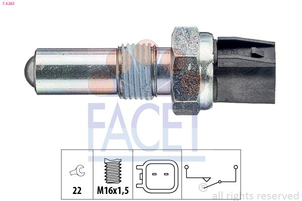 FACET kapcsoló, tolatólámpa 7.6283