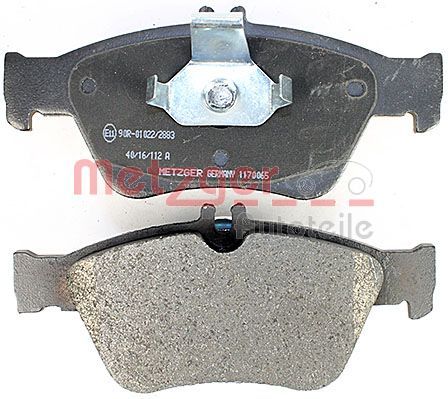 METZGER 1170065 Brake Pad Set, disc brake