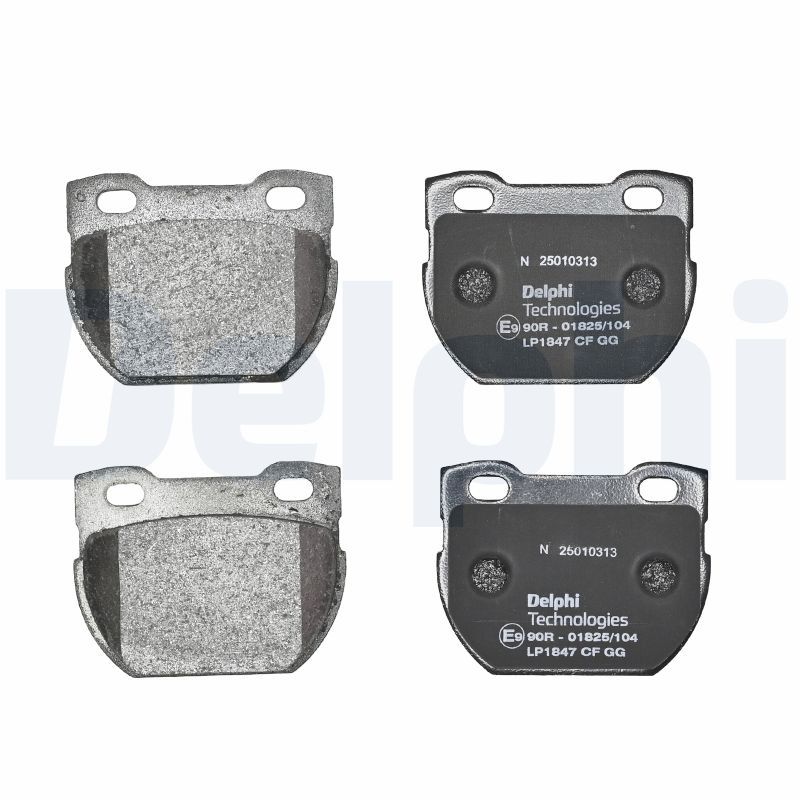 Remblokken set Achter , past: LAND ROVER DEFENDER 2.2D-3.9 08.90-02.16