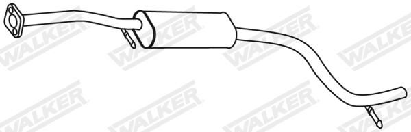 WALKER 22218 Vidurinis duslintuvo bakelis