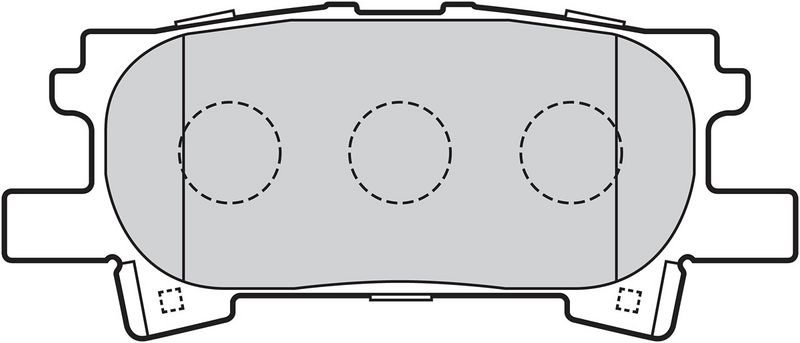 VALEO 601561 Stabdžių kaladėlių komplektas