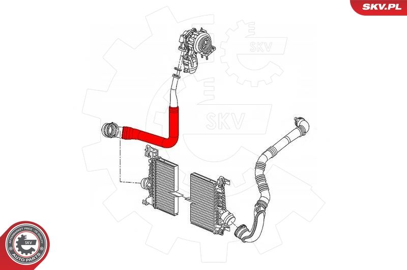 Шланг подачі наддувального повітря, Skv Germany 43SKV262