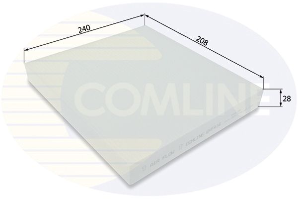 Фільтр, повітря у салоні, Comline EKF416