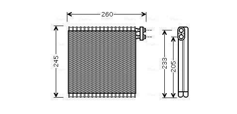 AVA QUALITY COOLING párologtató, klímaberendezés MZV216