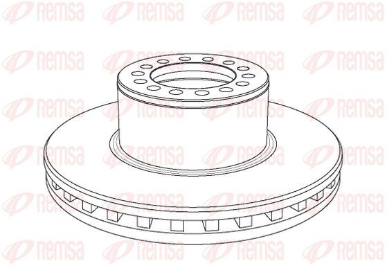 Brzdový kotouč NCA1055.20
