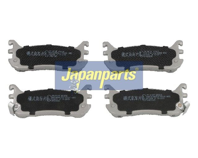 set placute frana,frana disc JAPANPARTS PP-391AF
