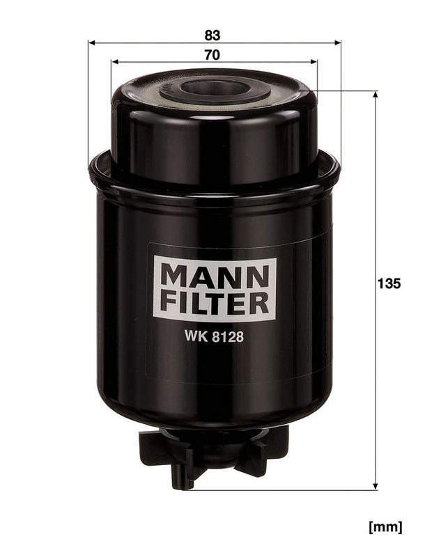 Kütusefilter, MANN-FILTER WK 8128