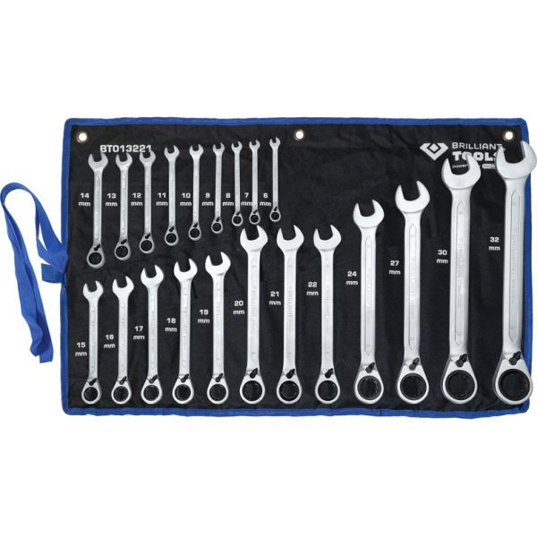 KS TOOLS BT013221 Ratchet Ring Spanner