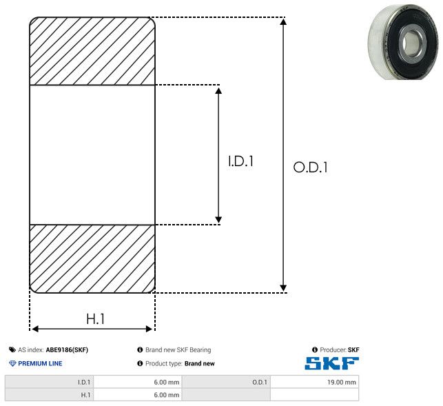 AS-PL ABE9186(SKF) Bearing