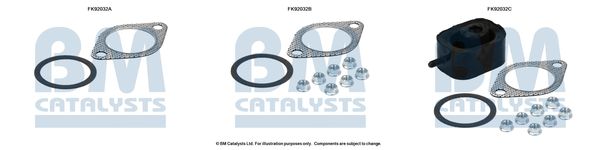 BM CATALYSTS szerelőkészlet, katalizátor FK92032