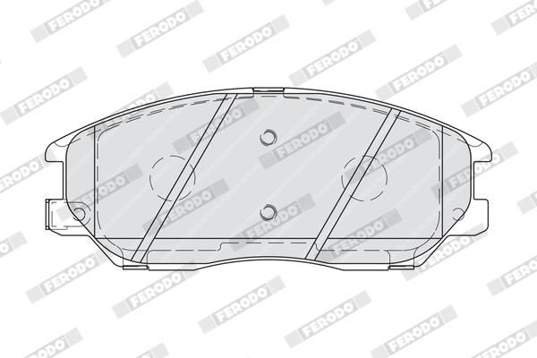FERODO FDB1999 Brake Pad Set, disc brake