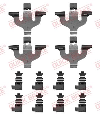 Комплект приладдя, накладка дискового гальма, Quick Brake 109-0066