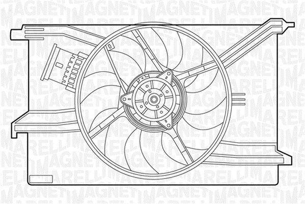 MAGNETI MARELLI ventilátor, motorhűtés 069422431010