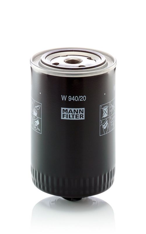 Filtru ulei W 940/20 MANN-FILTER