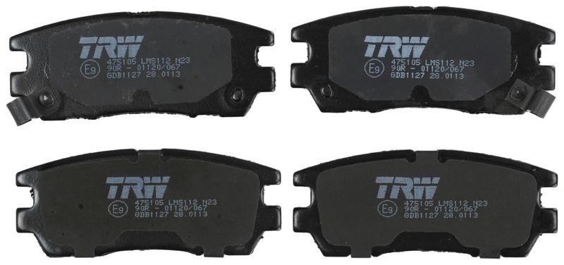 TRW GDB1127 Brake Pad Set, disc brake