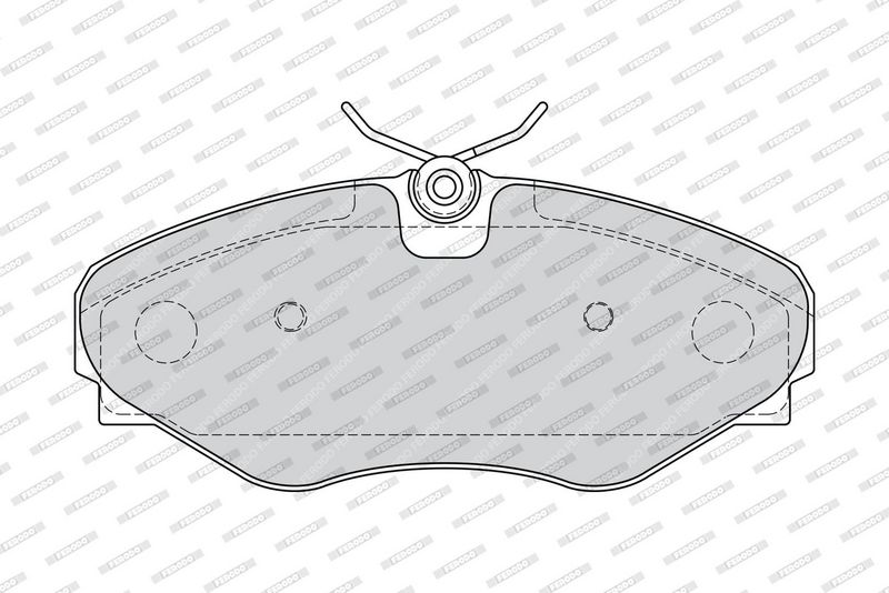 FERODO Plaquettes de frein à disque FDB4176