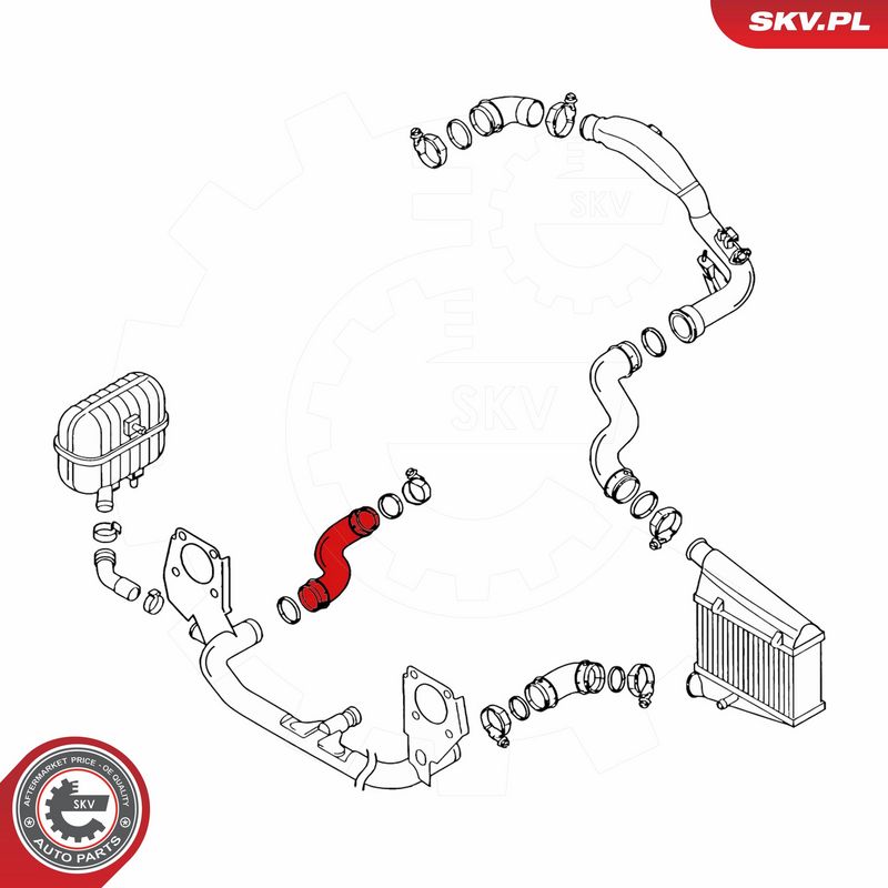 ESEN SKV 24SKV002 Charge Air Hose