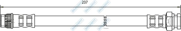 APEC Brake Hose BHO4193