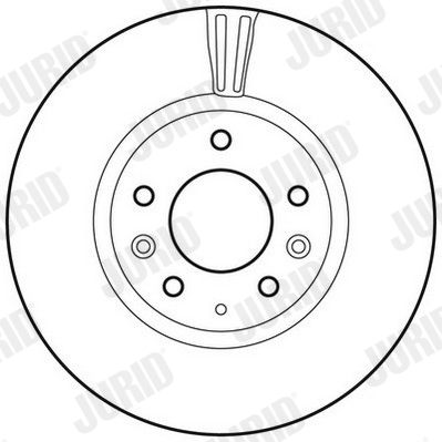 Гальмівний диск, Jurid 562633JC