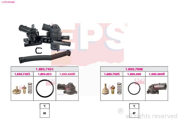 EPS 1.879.956KK Thermostat, coolant