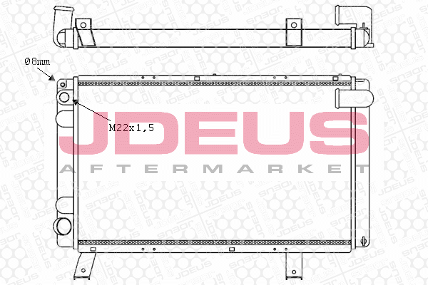 KüHLER MOTORKüHLUNG JDEUS M0210180