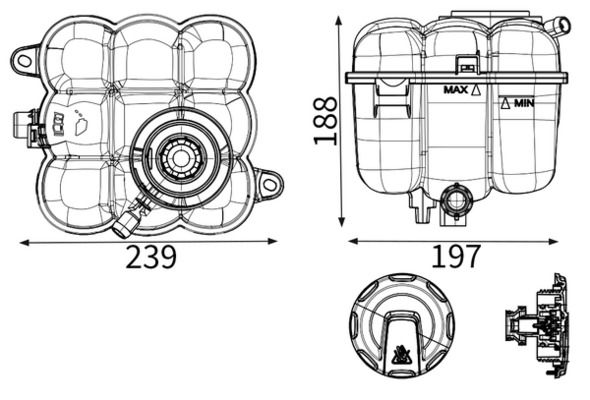 MAHLE-BEHR ΔΟΧΕΙΟ ΔΙΑΣΤΟΛΗΣ ΨΥΚΤΙΚΟΥ ΥΓΡΟΥ