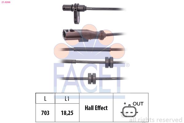 FACET Wielsnelheidssensor 21.0266