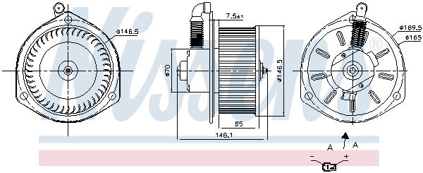 Компресор салону, Nissens 87163