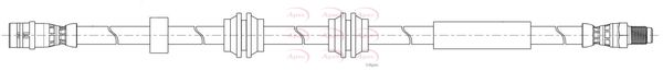 APEC Brake Hose HOS4468