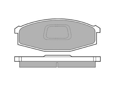 DELPHI LP745 Brake Pad Set, disc brake