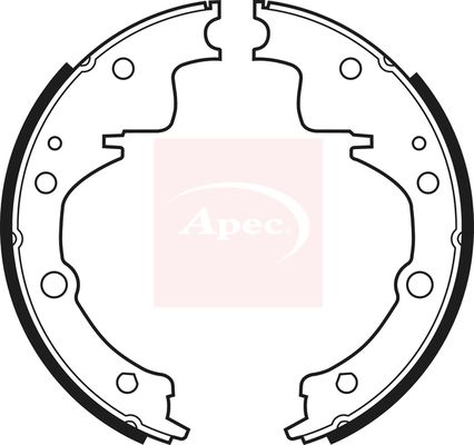 APEC Brake Shoe Set SHU383