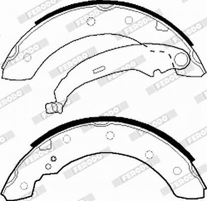 JEU DE MACHOIRES DE FREIN FSB519