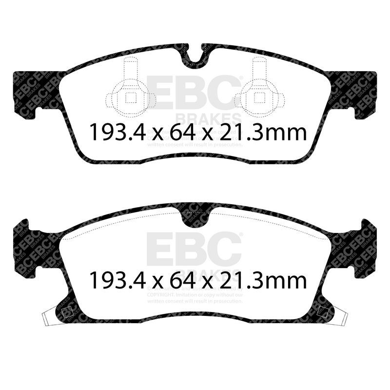 EBC Brakes Remblokkenset, schijfrem DPX2398