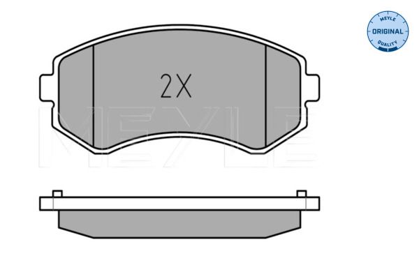 MEYLE 025 235 0216/W Brake Pad Set, disc brake