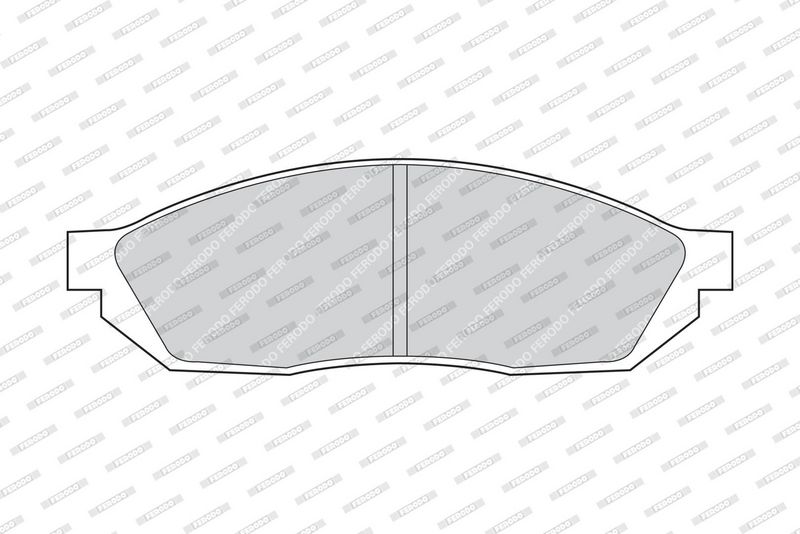 FERODO Plaquettes de frein à disque FDB208