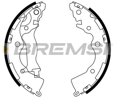 Тормозные колодки зад. Hyundai Accent III 05-10/Kia Rio II 05- (Mando)