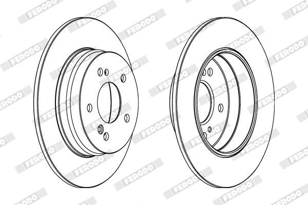 FERODO DDF819 Brake Disc