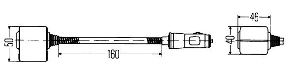 HELLA 2AB 004 532-021 Reading Light