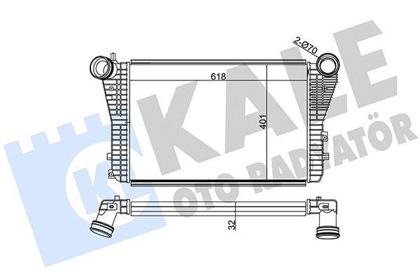 Охолоджувач наддувального повітря, Kale Oto Radyatör 342100