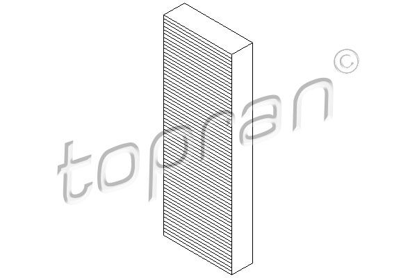 Фільтр, повітря у салоні, Topran 110313