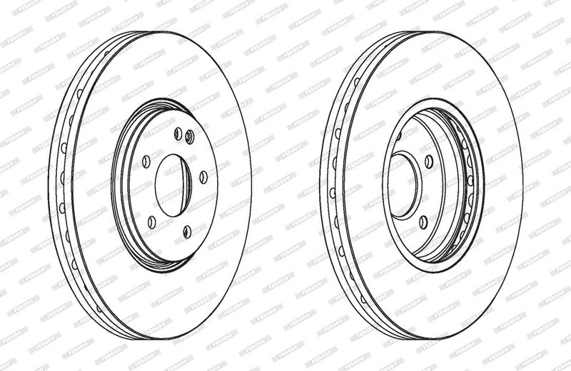 Disc frana DDF1670C-1 FERODO