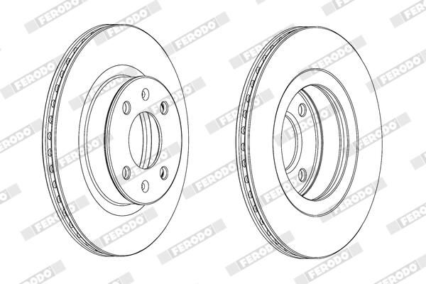 FERODO DDF1792C Brake Disc