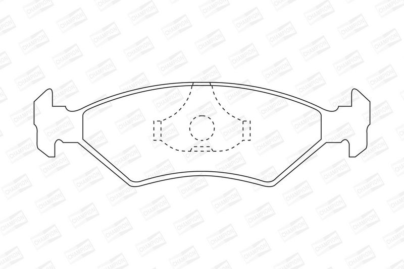 CHAMPION Plaquettes de frein à disque 571536CH