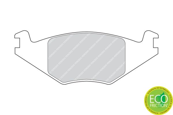 FERODO FDB385 Brake Pad Set, disc brake