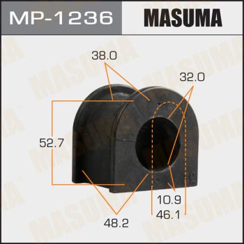 Втулка, стабілізатор, Masuma MP1236