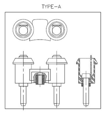 BOSCH горн FC4 12V/50W