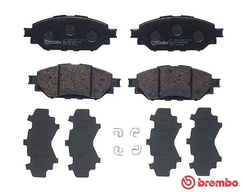 Комплект гальмівних накладок, дискове гальмо, Brembo P83167