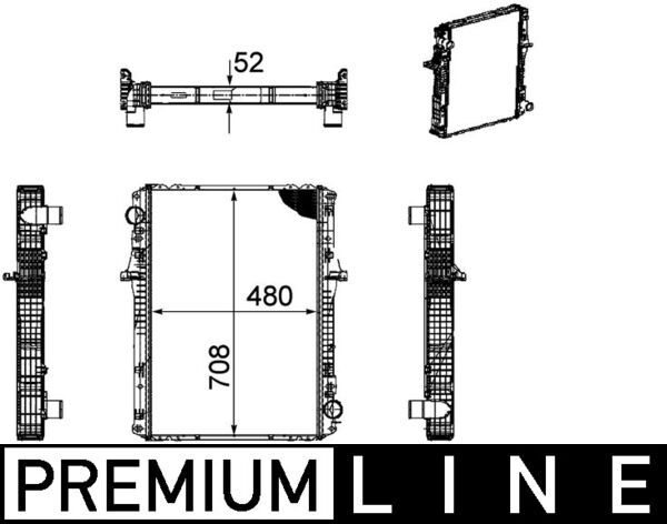 Product Image - Radiateur - CR1170000P - MAHLE