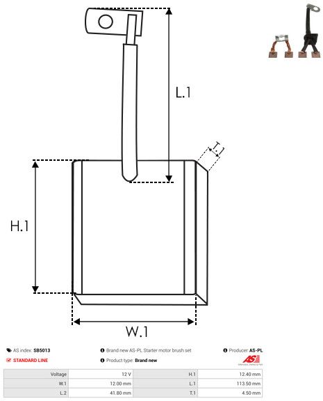 Süsinikuhari, starter, AS-PL SB5013