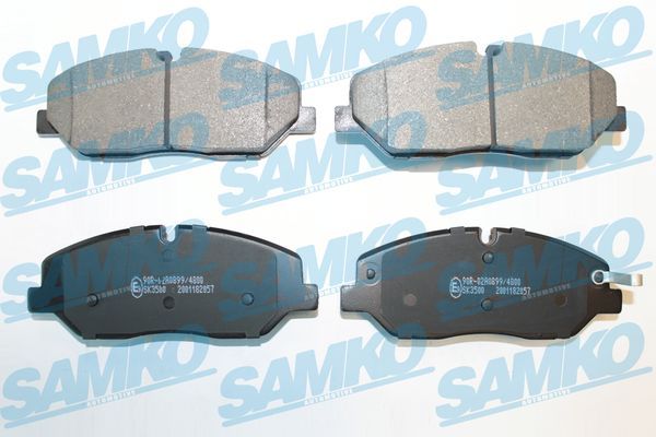SAMKO 5SP2057 Stabdžių trinkelių rinkinys, diskinis stabdys